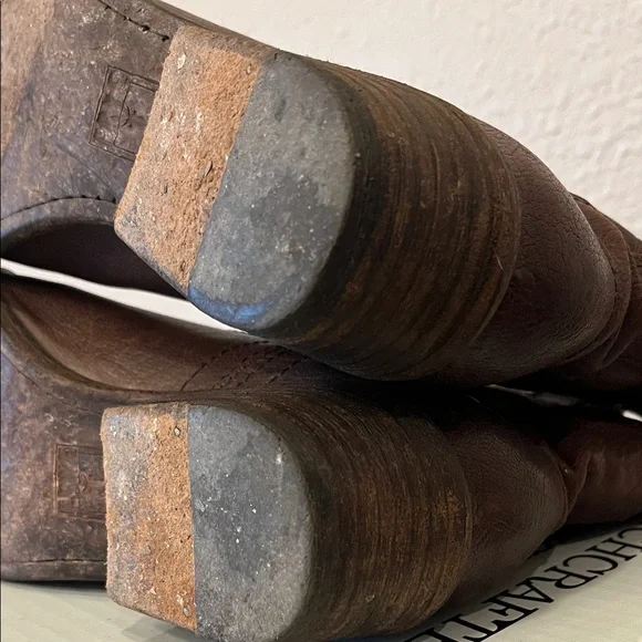 Frye Women's Dark Brown Ankle Booties Size 7 M - Picture 9 of 13